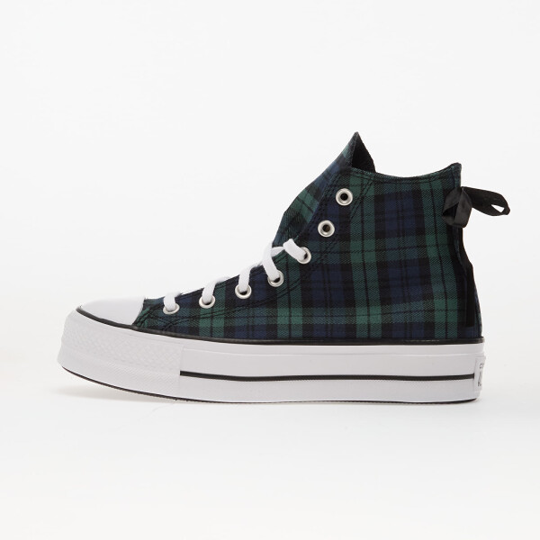Tenisky Converse Chuck Taylor All Star Lift Platform Plaid Hi Navy/ Black/ White EUR 39.5