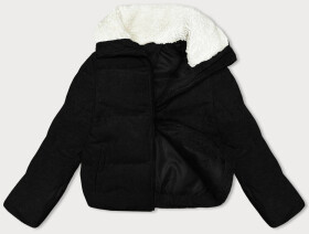 Čierna dámska manšestrová bunda J Style (5M3230-392) odstíny černé XL (42)