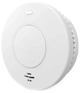 Nedis Wi-Fi detektor dymu biela / Detektor dymu / SmartLife / 85 dB siréna / výdrž batérie 10 rokov / Android, iOS (WIFIDS30WT)