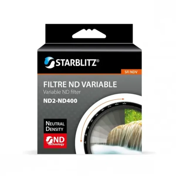 Starblitz ND variable (ND2-ND400) filter 49mm / neutrálne šedý filter variabilný (SFINDV49)