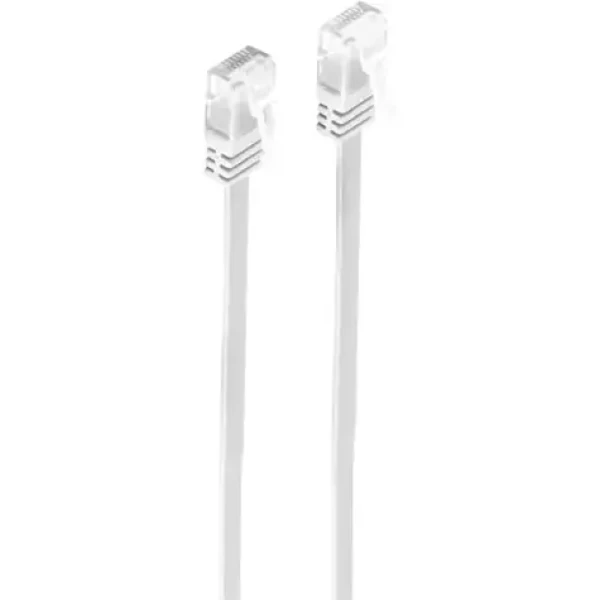Shiverpeaks Patch kábel plochý biela / Patch kábel / Cat6 U/UTP / 0,25 m / RJ-45 (SP711-SL0.25W)