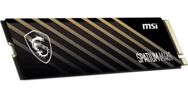 MSI SPATIUM M461 1TB / M.2 2280 / PCIe Gen4 / 3D NAND flash / R: 5000MBps / W: 3200MBps / MTBF: 1.5mh (S78-440L1D0-P83)
