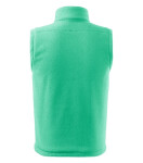 Ďalšia fleecová vesta unisex mätová 3XL