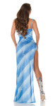 Sexy Koucla party maxi dress with glitter gradient Einheitsgroesse