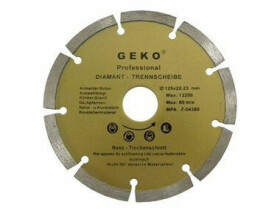 GEKO G00250 / Rezný kotúč diamantový segmentový / 115 x 8 x 22.2 mm (G00250)