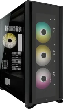Corsair iCUE 7000X RGB čierna / E-ATX / 1x USB-C + 4x USB 3.0 / 4x 140 mm / bez zdroja / Priehľadná bočnica (CC-9011226-WW)