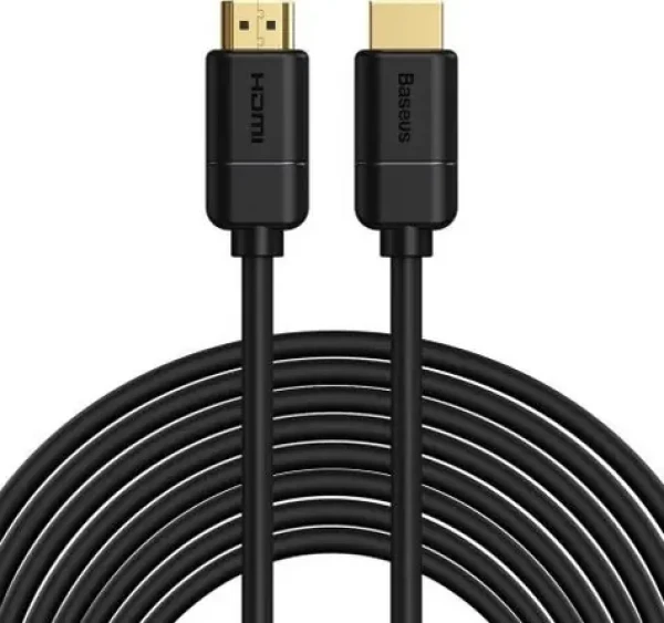 Baseus CAKGQ-E01 Kábel HDMI 2.0 (M) - HDMI 2.0 (M) 8 m čierna / 4K / 30Hz / HDR / 18Gbps (CAKGQ-E01)