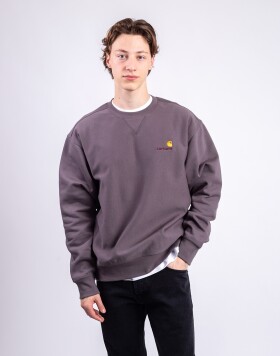 Carhartt WIP American Script Sweat Porphyry M