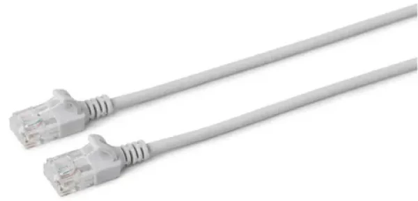 MicroConnect CAT6a U/UTP SLIM 2m biela / LSZH (V-UTP6A02W-SLIM)