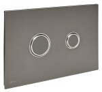 Ovládacie tlačidlo SAT kov gun metal mat SATATBGM SATATBGM