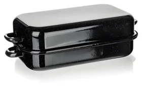 Banquet Culinaria Black / Pekáč hranatý / smalt / 35 cm / 2 dielov (13705053)