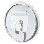 Mereo Zrkadlo okrúhle pr. 70 cm, LED osvetlenie a odhmlievanie CN166