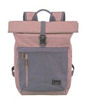 Roll top batoh Travelite Basics Roll-up Backpack Rose