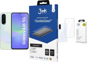 Samsung Galaxy A36 5G 6/128GB Zielony (SM-A366BLGBEUE) + FlexibleGlass + Etui Clear Case