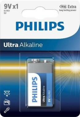 Philips 6LR61E1B/10 Ultra Alkaline batéria 9V