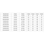 MEXEN/S - Lunar L sprchový kút štvrťkruh krídlový ľavá 100 x 70, transparent, zlato 833L-100L-070P-50-00