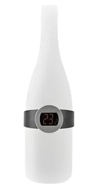Nedis Teplomer na víno čierny / LCD displej / 0 - 50 °C (KATH100SS)