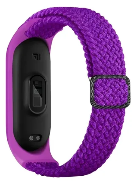 Beline Nylon fialová / Remienok / nylonový / pre XIAOMI Mi Band 8, 9, 10