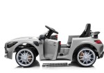 Mamido Elektrické autíčko Mercedes GTR lakované strieborné