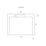 GELCO - IRENA sprchová vanička z liateho mramoru, obdĺžnik, 130x100cm HI130100