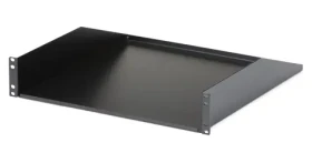 StarTech 2U rack polica čierna / Polica do racku / 19" / nosnosť 56,6 kg / hĺbka 457 mm (CABSHELFHD)