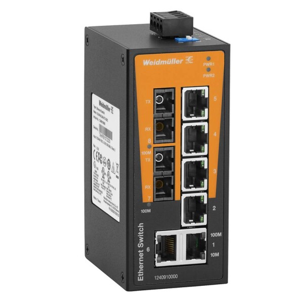 Weidmüller IE-SW-BL08-6TX-2SCS priemyselný ethernetový switch 10 / 100 MBit/s; 1412110000