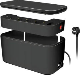 LogiLink LPS282U čierna / Zásuvkový blok / 5x zásuvka / 1,5 m (LPS282U)