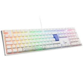Ducky One 3 Classic Cherry MX-Brown biela / herná klávesnica / podsvietená / mechanická / drôtová USB-C / DE (DKON2108ST-BDEPDPWWWSC1)