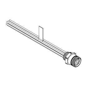 Molex upravený zástrčkový konektor pre senzory - aktory, 1300140037, 1 ks; 1300140037
