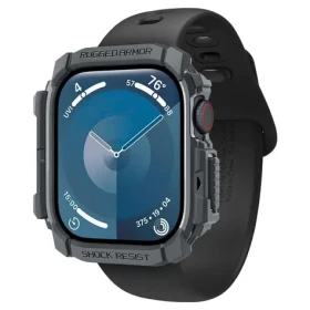 Spigen Rugged Armor Ochranné púzdro pre Apple Watch 2024 46mm dark grey (ACS08598)