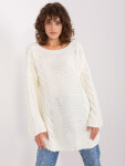 BA SW 8047 jumper.92P ecru jedna velikost