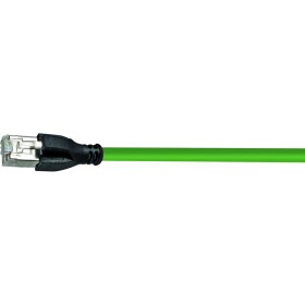 HELU 806415 RJ45 sieťové káble, prepojovacie káble 15.00 m zelená 1 ks; 806415