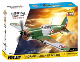 Cobi 5724 Francúzske stíhacie lietadlo Morane-Saulnier MS.406