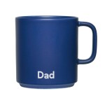 DESIGN LETTERS Porcelánový hrnček Dad Blue 300 ml