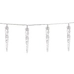 Deuba Vianočný svietiaci cencúle modré, vnútorné i vonkajšie 80LED s ovládačom