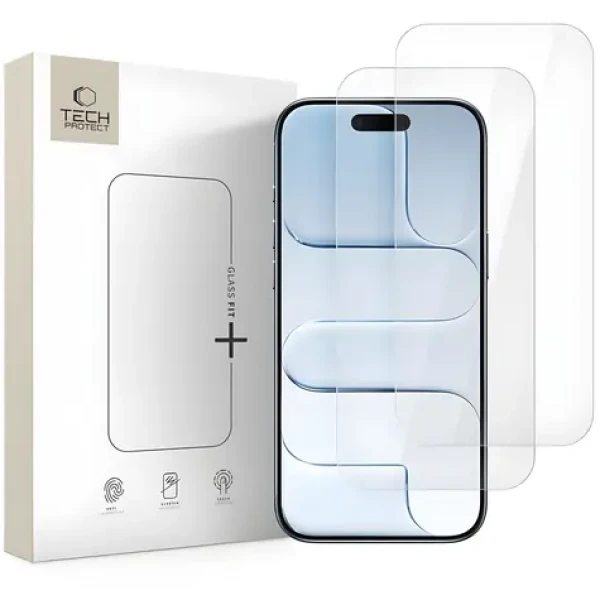 Tech-Protect Glass Fit+ 2 Pack transparentný / Ochranné sklo / Apple iPhone 17 Air