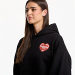 Mikina Carhartt WIP W' Hooded Hartt Case Sweat Black M
