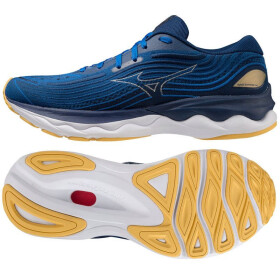 Mizuno Wave Skyrise 4 French Blue Vaporous Gray Gold