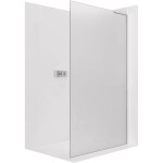 CERANO - Sprchová zástena Walk-in Onyx L-pravá vzpera - 8 mm - chróm, mliečne sklo - 90x200 CER-8050BD1054