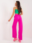 Dámske nohavice WN SP 8247.64 Neon fuchsia - Rue Paris L neonová růžová