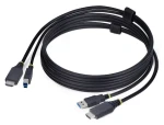 StarTech HU1226-KVM čierna / KVM kábel / HDMI + USB / 1,8 m / 4K UHD (HU1226-KVM-CABLE)