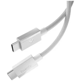 Spigen EB6015CC Essential USB-C na USB-C 60W kábel 1.5m biela / USB 2.0 (ACA10416)