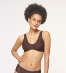 Dámska podprsenka Sloggi Zero Feel Lace 2.0 Bralette hnedá BROWN