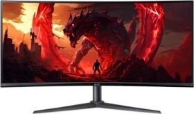 Acer LCD Monitor|ACER|UM.CX0EE.H01|34"|Gaming/Curved/21 : 9|Panel VA|3440x1440|21:9|100Hz|Matte|1 ms|Speakers|Height adjustable|Tilt|Colour Black|UM.CX0EE.H01