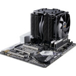 Be quiet! Dark Rock Pro 4 / 120mm + 135mm / Fluid Dynamic Bearing / 24.3dB @ 100% RPM / Intel + AMD (BK022)