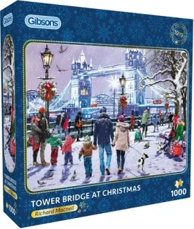 GIBSONS Puzzle Tower Bridge cez Vianoce