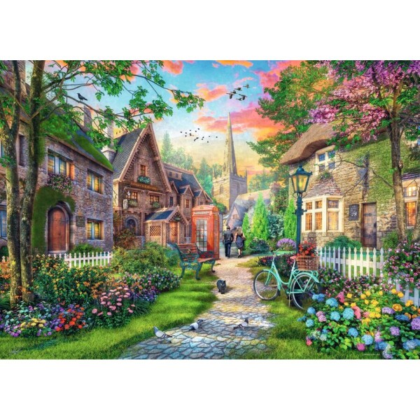 Ravensburger Prechádzka vidieckou uličkou 1000 dielikov