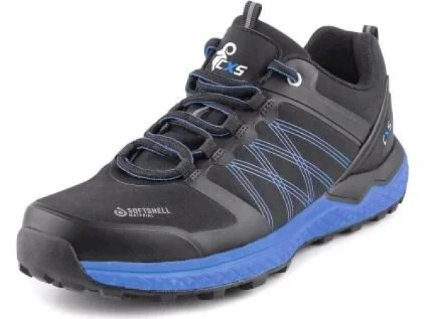 CXS SPORT Softshellová polobotka černo-modrá 36 222004780636