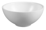 SAPHO - MINOR umývadlo na dosku, liaty mramor, priemer 26cm, biela MR260