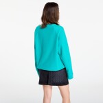 Mikina Sporty & Rich Varsity Crest Soft Crewneck UNISEX Spring Green XS